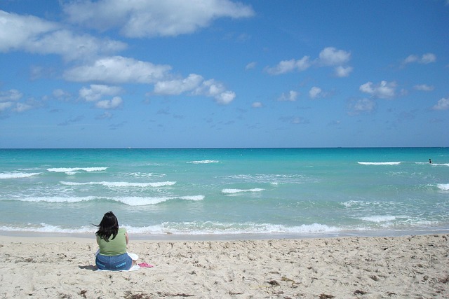 Free Beach Woman photo and picture