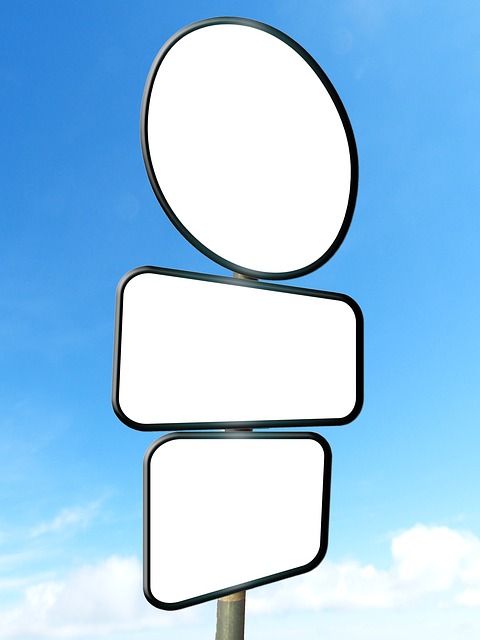 Free sign signpost a notice illustration
