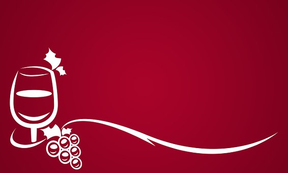 Wein, Karte, Visitenkarte, Einladung