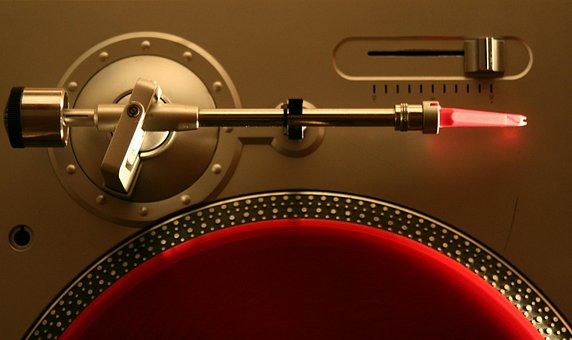 Dj, Plattenspieler, Nadel, Vinyl, Arm