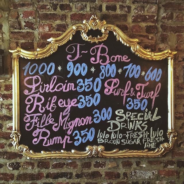 Free Menu Restaurant photo and picture