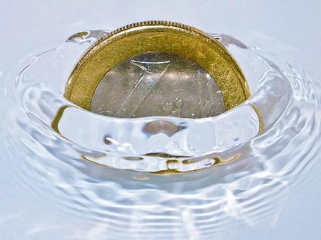 Eur, Dinheiro, Natureza, Moeda, Agua