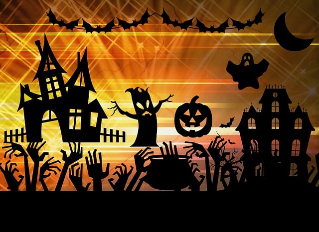 Free halloween pumpkin spooky illustration