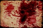 blood spatter, blood, scroll