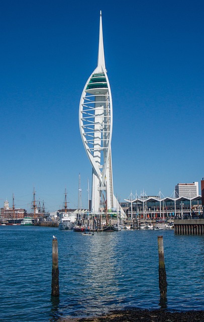 Věž, Portsmouth, Přístav, Mezník