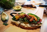 sandwich, bread, meal