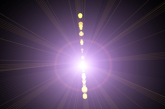 Free light shine reflection illustration