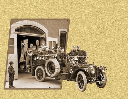 Free Antique Fire Truck photo and picture