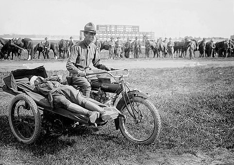 Free Soldiers Motorcycle photo and picture
