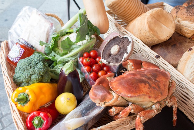 Coş, Legume Și Fructe, Crab, Ciupercă