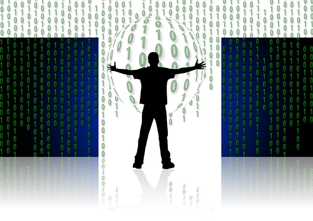 Free binary one zero illustration