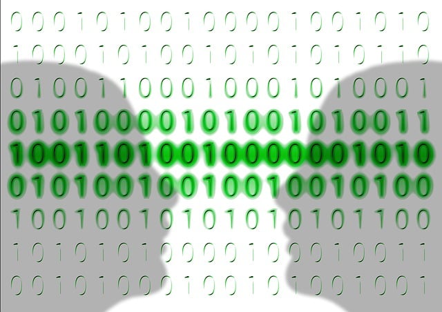 Free binary one zero illustration