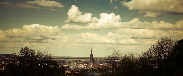 Ulm, Ko -Bjerg, Münster, Ulm Minster, By