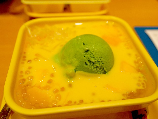Free Green Tea Ice Cream Hong Kong photo and picture