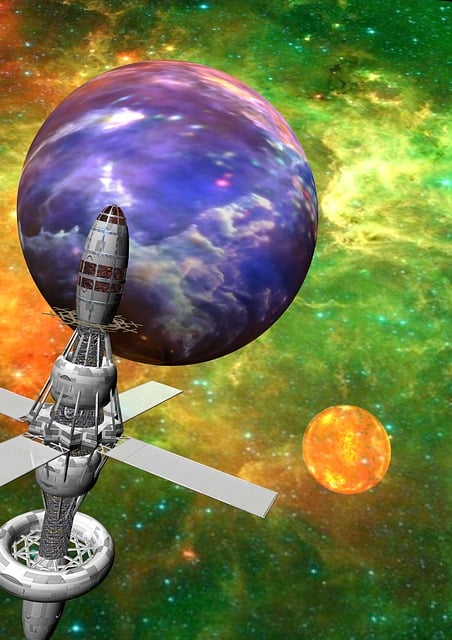 Free Space Satellite illustration and picture