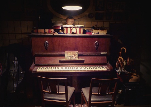 Piano, Thuis, Donker, Grunge, Muziek