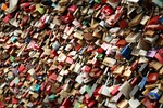 castle, love, love locks