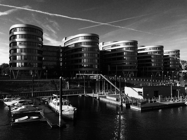 Duisburg, Inner Harbour, Jachthaven