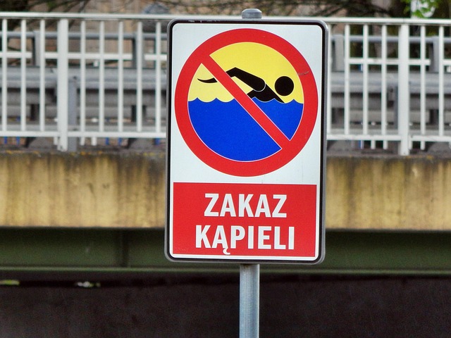 Free Sign Swimming Prohibited photo and picture