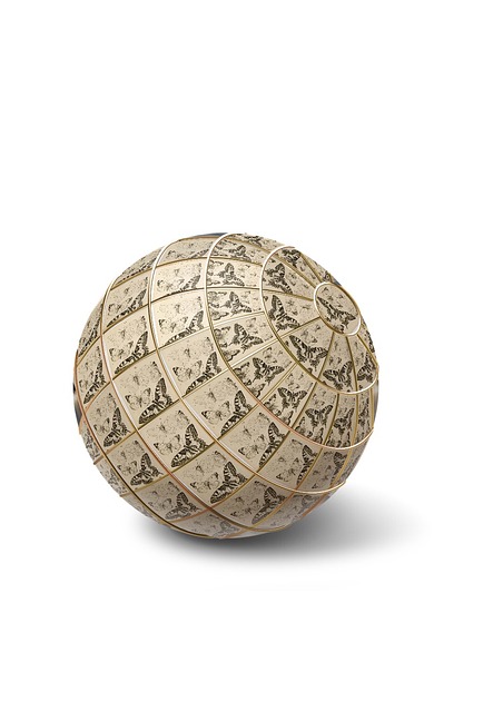 Ball, Runden, Dekoration, Jahrgang