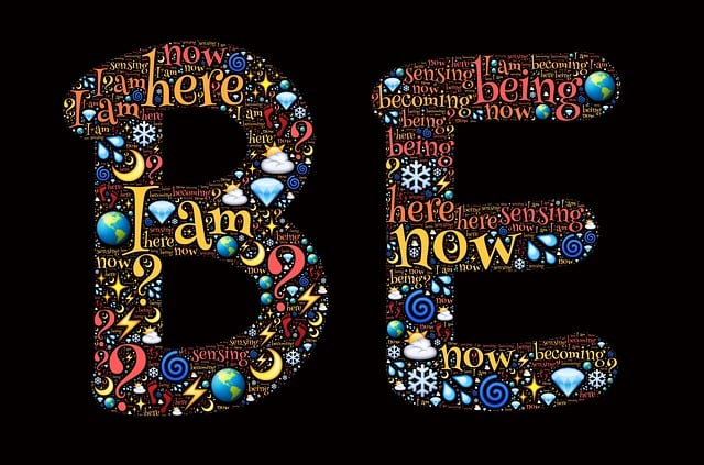 Free be being presence illustration