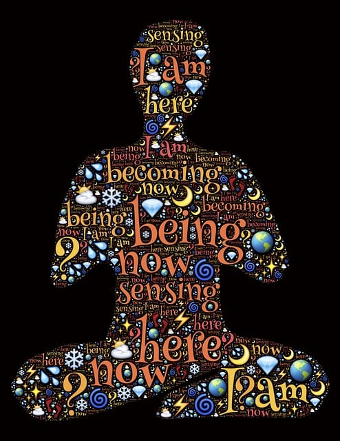 Free meditation being presence illustration