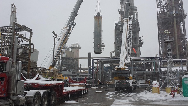 Boreplatform, Industri, Raffinaderi, Rig