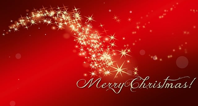 Free christmas stars gold illustration