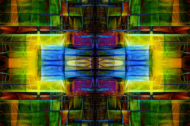 Abstrakt, Quadrate, Hintergrund, Muster