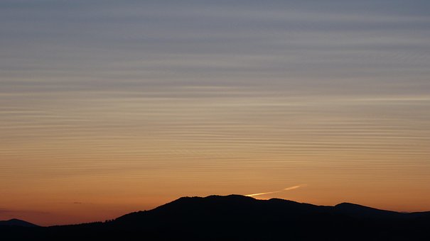 Dämmerung, Himmel, Ansicht