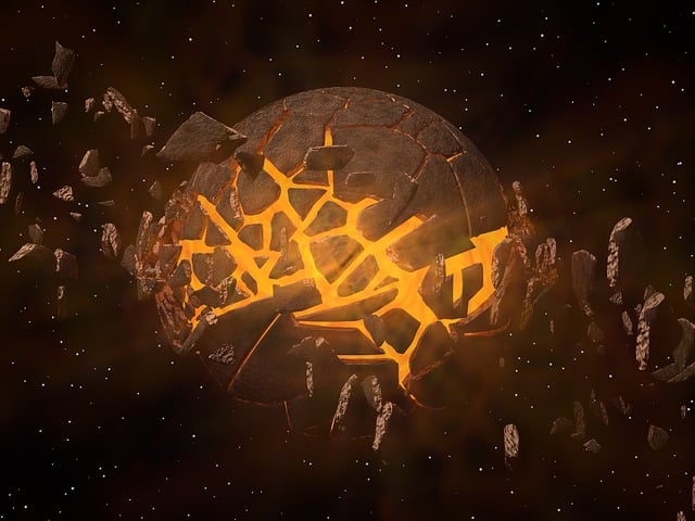 Download free HD stock image of Planet Explosion Free planet explosion space illustration