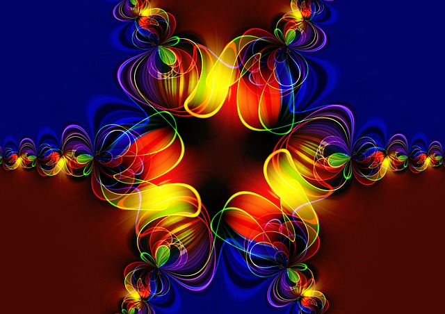 Download free HD stock image of Fractal Symmetry Free fractal symmetry template illustration