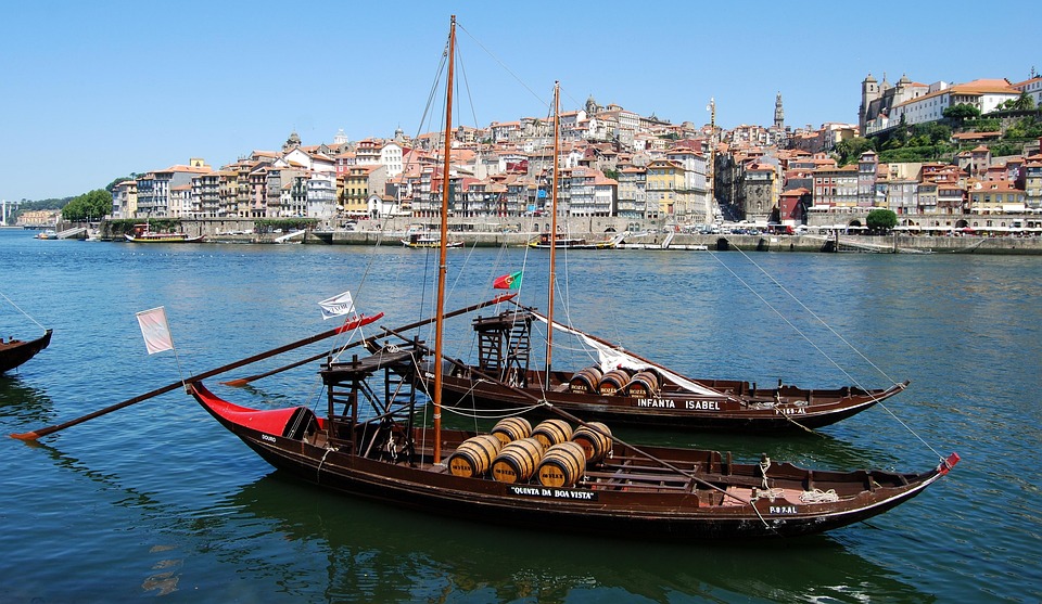 Boat, Barrels, River, Wood, Ancient, Oporto, Portugal
