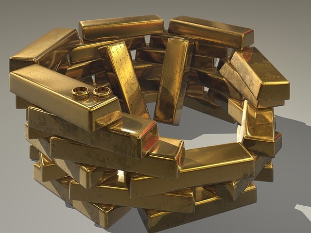Free gold ingots golden illustration