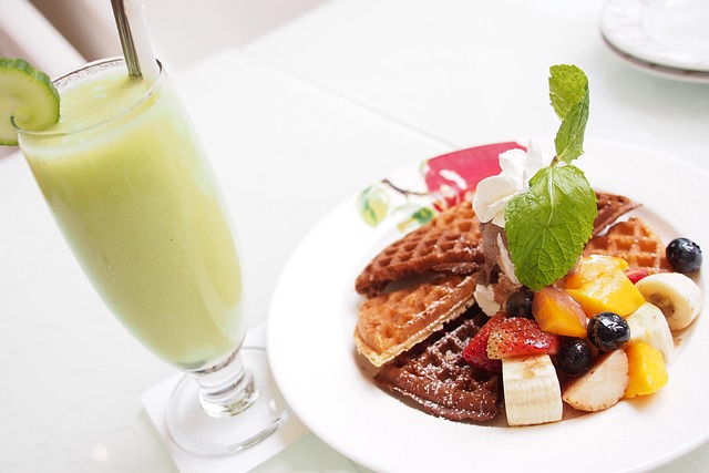 Free Dessert Waffle photo and picture