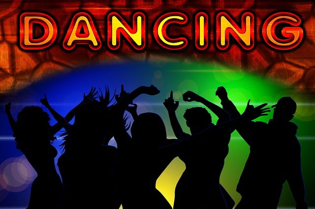 Free to dance to celebrate discotheque illustration