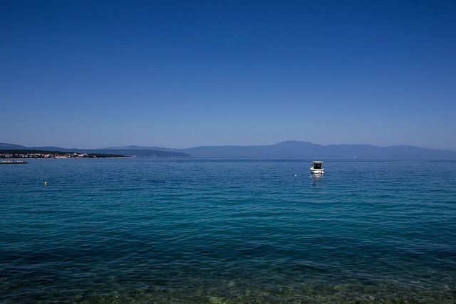 Barco, Mar, Adriático, Navio, Azul