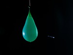 water balloon, water bomb, shot