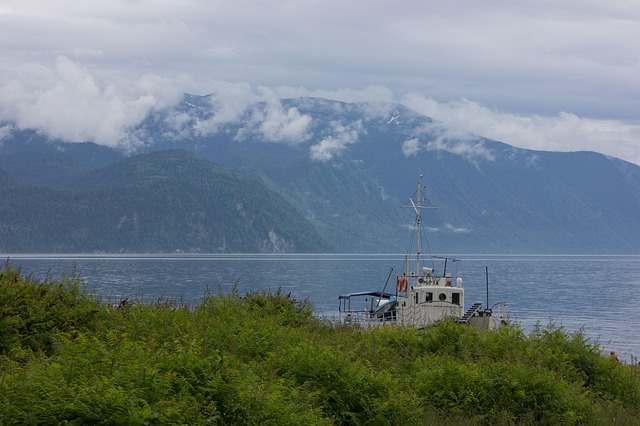Altai, Berge, Russland, Teletskoje-See