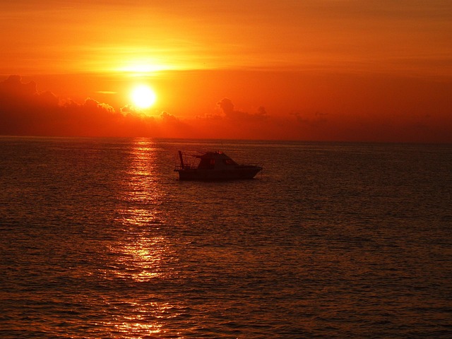 Free Sunrise Sea photo and picture