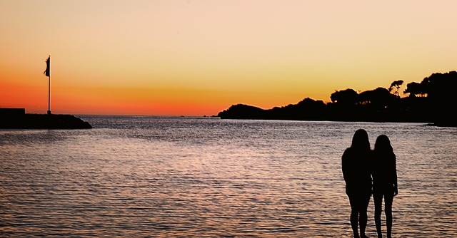 Free Sunset Sea photo and picture