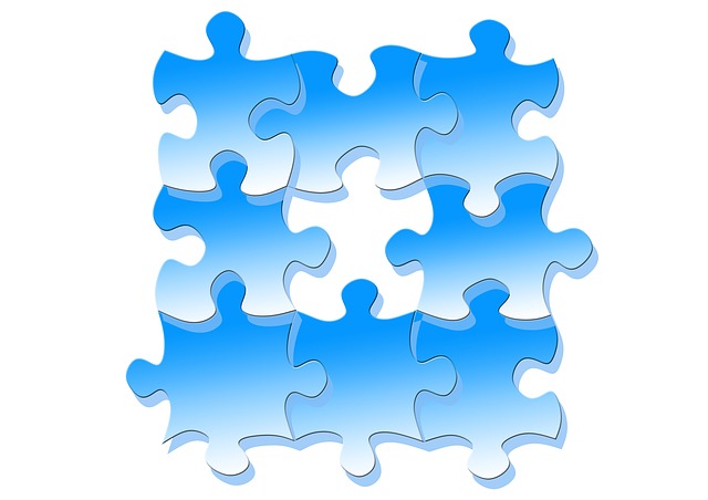 Free puzzle share togetherness illustration