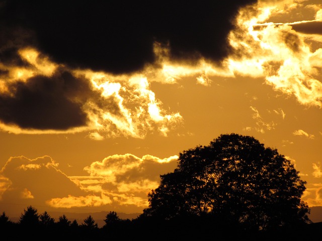 Atmosfera Da Noite, Natureza, Nuvens