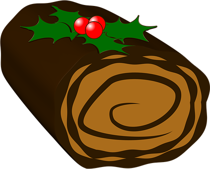 Julblock, Kuchen, Weihnachten, Yule