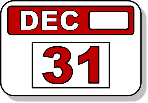 Neujahr, Dezember, Ferien, Feier, Winter