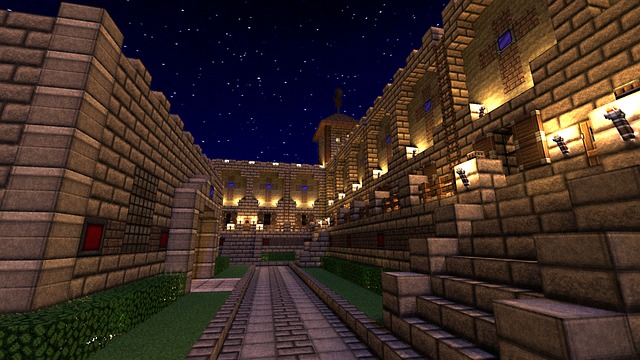 Minecraft Ch teau Nuit Image Gratuite Sur Pixabay