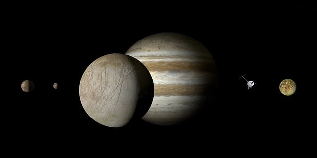 Free jupiter europe jupiter moon illustration