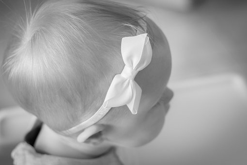 Schleife, Pandela, Baby, Kleines Mädchen