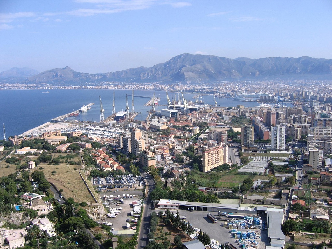 Palermo, Sicilia, Porto, Veduta