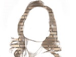 woman, face, masonry
